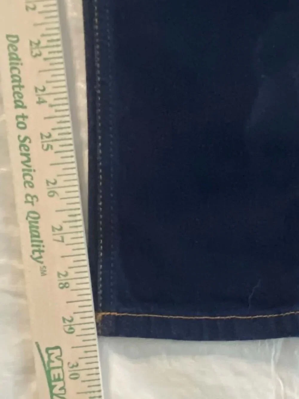 Gucci Men’s Web Stripe Cuff Indigo Denim Jeans Size 32x29 Italy